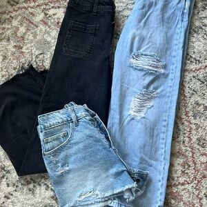 Zara girls 3 piece denim lot. Size 11/12.